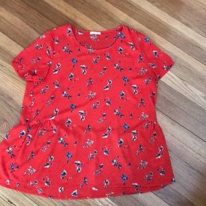 Short sleeve Pleione blouse from Nordstrom